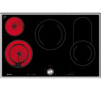 Neff N 70, Table de cuisson électrique, 80 cm, noir, avec cadre à poser, T18BT16N0