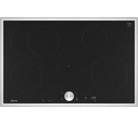Neff N 90, Table de cuisson à induction, 80 cm, noir, Avec cadre en applique, T58STF1L0