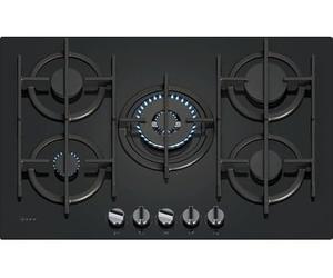 NEFF, N70, T27PIQ4S0, plaque de cuisson à gaz de 75 cm avec 5 brûleurs, brûleur wok 4,0 kW, FlameSelect optimisé, 5 supports de poêle en fonte adaptés au lave-vaisselle, cadrans métalliques amovibles