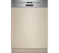 NEFF S145EAS16E, N 50 - Lave-vaisselle intelligent, partiellement intégré, 60 cm, fabriqué en Allemagne, panier à couverts, très silencieux, séchage ouvert, nettoyage puissant avec Chef 70 °C, en