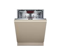 NEFF Lave-vaisselle intelligent, entièrement intégré, 60 cm, tiroir à couverts, fabriqué en Allemagne, séchage à zéolite, extrêmement silencieux, panier supérieur réglable en hauteur, Aqua Stop