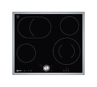 Neff T16BT76N0 - Vitrocéramique - 4 plaques de cuisson - Niche - largeur : 56 cm - profondeur : 49 cm - noir - avec garnitures en acier inoxydable - noir