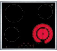 Neff T16SDF9R0 N70 Elektrokochfeld, Glaskeramik, 60 cm breit, Touch Control, 4 Kochzonen, 17 Leistungsstufen, Edelstahlrahmen