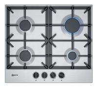 Neff T26DS49N0 Table de cuisson au gaz Acier inoxydable - 4 foyers