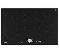 NEFF T58PTF1L0, N 90, plaque à induction, vitrocéramique, autosuffisante, 80 cm de large, Twist Pad, Home Connect, Smart Hood Automatic, niveau de puissance, affleurant, noir