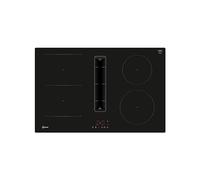 NEFF V58NBS1L0 N 50 Plaque de cuisson à induction avec hotte intégrée 80 cm, extrêmement silencieuse, sans cadre, contrôle tactile, induction combinée, filtre à graisse facile à nettoyer, niveau de