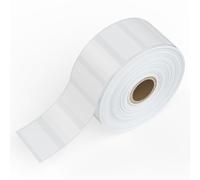 NefLaca Lot de 1000 étiquettes thermiques 33 mm x 15 mm - Étiquettes autocollantes multifonctionnelles - Convient pour le bureau, la maison, l'école, la cuisine - Blanc - Étiquettes autocollantes pour