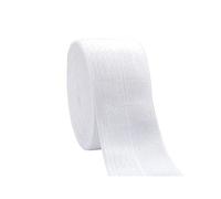 NEFLUM 10 mètres 40mm de Large Bande élastique Spandex Satin Bande Sangle Tissu Robe Couture Sangle décorative, Blanc, 40mm