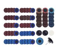 NEFLUM 2 Pouces 70 Pcs Changement Rapide Disques De Ponçage Verrouillage De Roule