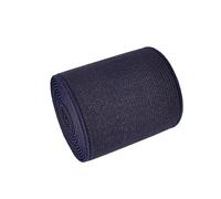 NEFLUM Bande élastique colorée de 5 mètres, épaisseur de 1.5mm, 20mm à 50mm de Large, Sangle élastique pour Bricolage de vêtements, Accessoires de Couture, Bleu Marine, 50mm