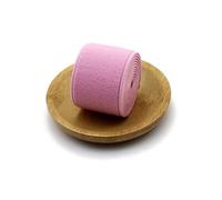 NEFLUM Bande élastique de 5 mètres de Largeur, 4cm, Sangle décorative élastique de Couleur pour Bricolage, Accessoires de Couture de vêtements, Rose, 40mm