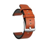 NEFLUM Bracelet de montre 20 mm 22 mm - Bracelet en cuir à dégagement rapide pour accessoires de remplacement de montre pour hommes,Orange,20mm