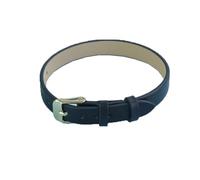 NEFLUM Bracelet de montre en cuir pour femme 6 mm, 8 mm, 10 mm, bracelet de montre à boucle ardillon pour accessoires de rechange pour montres pour femmes,Noir,6mm