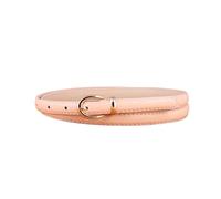 NEFLUM Ceinture en cuir Pu pour femmes, largeur 1.5cm, ceinture pour robe, jean, ceinture décorative décontractée pour accessoires vestimentaires, Rose clair, 105x1.5cm