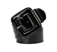 NEFLUM Ceinture large en cuir verni pour femmes, ceinture de robe, largeur 4.8cm, accessoires vestimentaires pour femmes, Noir, 103x4.8cm