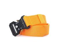 NEFLUM Ceinture tactique 3.8x125cm, ceinture tactique militaire d'extérieur à dégagement rapide, ceinture décorative décontractée, Orange, 125x3.8cm