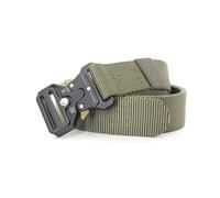 NEFLUM Ceinture tactique 3.8x125cm, ceinture tactique militaire d'extérieur à dégagement rapide, ceinture décorative décontractée, armée verte, 125x3.8cm