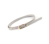 NEFLUM Ceintures en cuir pour femmes, couleur fine, fine, réglable, pour robe, décorative, accessoires pour vêtements, Gris, 108x1cm