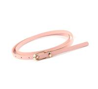 NEFLUM Ceintures en cuir pour femmes, couleur fine, fine, réglable, pour robe, décorative, accessoires pour vêtements, Rose, 108x1cm