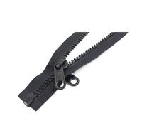 NEFLUM Tête d'extraction de Fermeture éclair Double Face en résine, 60-300cm, 5#/8#/10#, Fermetures éclair pour Tente, Bricolage, Accessoires de Couture de vêtements, Noir, 70cm