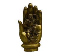 NEFSO Chine Laiton célèbre Voyage West Sun Wukong Singe Roi Dieu dans la Statue de la Main de Bouddha