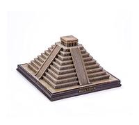 NEFSO Décorations de décoration, Ornements de modèle de bâtiment Historique, Pyramides mayas mexicaines, Objets de Collection décoratifs, Sculptures (12,5 x 12,4 x 6,2 cm)