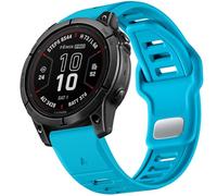 Negatta Bracelet Compatible avec Garmin Fenix 7X/Fenix 7X Pro/Fenix 6X Pro/Fenix 5X Plus/Fenix 5X/Fenix 3/3 HR, 26mm Bracelet Montre Silicone Quick Fit pour Garmin Epix Pro 51mm/Instinct 2X Solar
