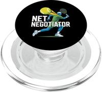 Négociateur Net Joueur de Tennis Art PopSockets PopGrip pour MagSafe