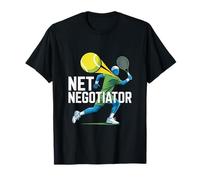 Négociateur Net Joueur de Tennis Art T-Shirt