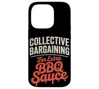 Négociation collective pour la fête du travail de la sauce barbecue supplémentaire Coque pour iPhone 14 Pro