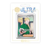Négociation de Major Bob 170/132 Dresseur Full Art Secrète - Myboost X Méga-Évolution 1 - Coffret de 10 Cartes Pokémon Françaises