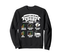 Négociation de pièces cryptographiques, marché boursier, marché de la cryptographie Sweatshirt