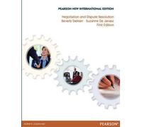 Negotiation And Dispute Resolution