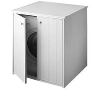 NEGRARI AM5013P Meuble de protection pour machine à laver XXL, blanc