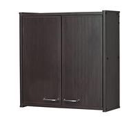 Negrari Armoire Murale en PVC F760PWAM en résine PVC, livrée en kit de Montage, intérieur/extérieur, 59 x 21 x 59 cm, Wenge