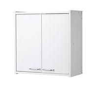 Negrari Plafonnier F760PAM en résine PVC, résistant à l'humidité, Livré en kit de Montage, intérieur/extérieur, 59 x 21 x 59 cm, Blanc