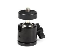 nègre - 1/4 \vis Pour Trépied 3/8\ Vis Pour Support de Flash Accessoires pour Appareil Photo REFLEX NUMÉRIQUE 360 Pivotant Mini Rotule Support Adaptateur De Montage