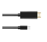 nègre - 3M - Câble de vidéo mâle vers HDMI, 3M, 1080P, pour Macbook Pro Air, projecteur, appareil photo, moniteur de télévision, conversion