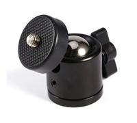nègre - Mini trépied de couleur noire à 360 degrés, tête sphérique de 1/4 pouces, support à vis pour appareil photo DSLR DV, accessoires d'appareil photo DSLR