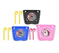 Nègre - Panier De Vélo Pour Enfants, Panier Avant Suspendu Pour Scooter, Sac En Pp