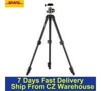 nègre - Trépied de voyage pour appareil photo numérique DSLR, trépied de voyage, niveau à rotule panoramique, Compatible avec la photographie Canon, Nikon et Sony