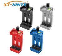 nègre - XT-XINTE XJ-8 Pince Micro Tête de Trépied Support Mobile Support Pour Téléphone Pour Téléphone Poche Microphone W Niveau à BULLE Chaussure froide