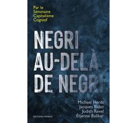 Negri au-delà de Negri - Séminaire Capitalisme Cognitif - Mimesis - broché - Essai