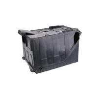 NEGRO Cache-batterie for Citroën C4 2004-2010, boîtier automatique, anti-vieillissement, ignifuge, anti-poussière couvercle de protection de batterie(Upper and Under)