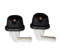NEGRO Ensemble de 2 pièces de buse de Jet de lave-glace d'essuie-glace arrière, adapté for Peugeot, 106 1996-2003 643896 pulvérisateur d'eau de capot gicleur de lave-glace