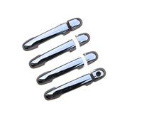 NEGRO Garniture de poignée de porte de voiture adaptée for KIA, Ceed Cee'd 2006-2012 autocollants de voiture en fibre de carbone chromé superposition de style couvercle de protection de serrure de por