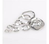 NEHXMA Rondelle, rondelles d'étanchéité, rondelles en caoutchouc ondulées M3 M4 M5 M6 M8 M10 M12-m41 en acier inoxydable 304 - Rondelle plate plissée de précision - Joint plat stable (1 pièce, M6 x 12