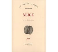 Orhan Pamuk – Neige – Roman – Trad. Jean‑François Pérouse – Gallimard, broché
