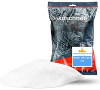 Neige artificielle à l'aspect trompeur et doux - env. 1000 ml de neige moelleuse - neige scintillante à saupoudrer Décoration de neige comme décoration de Noël