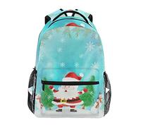 Neige Blanche Noel Bandoulière Sacs Cartable à Dos à Cartable Étudiants Sac pour Scolaire Filles Voyages Garçons